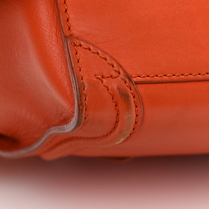 Celine Smooth Calfskin Nano Luggage Orange 9 of 22