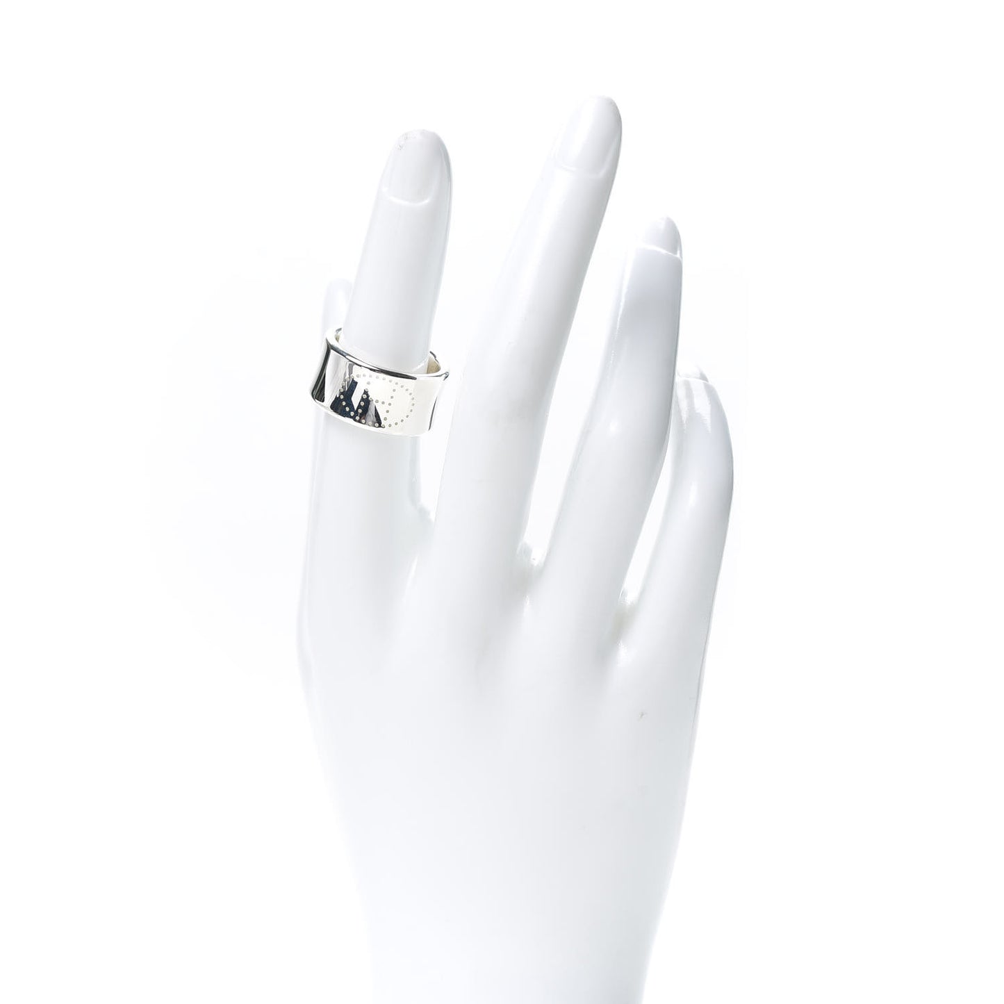 Sterling Silver GM Eclipse Ruban Ring 53 6.5