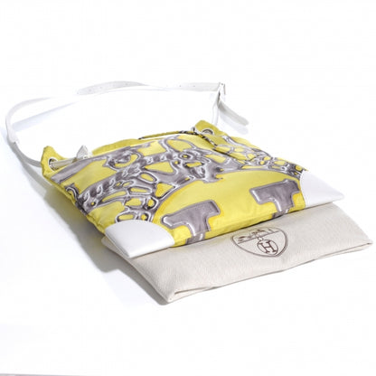 Hermes Silk Vif Argent Silky City 33 PM Lime 4 of 10