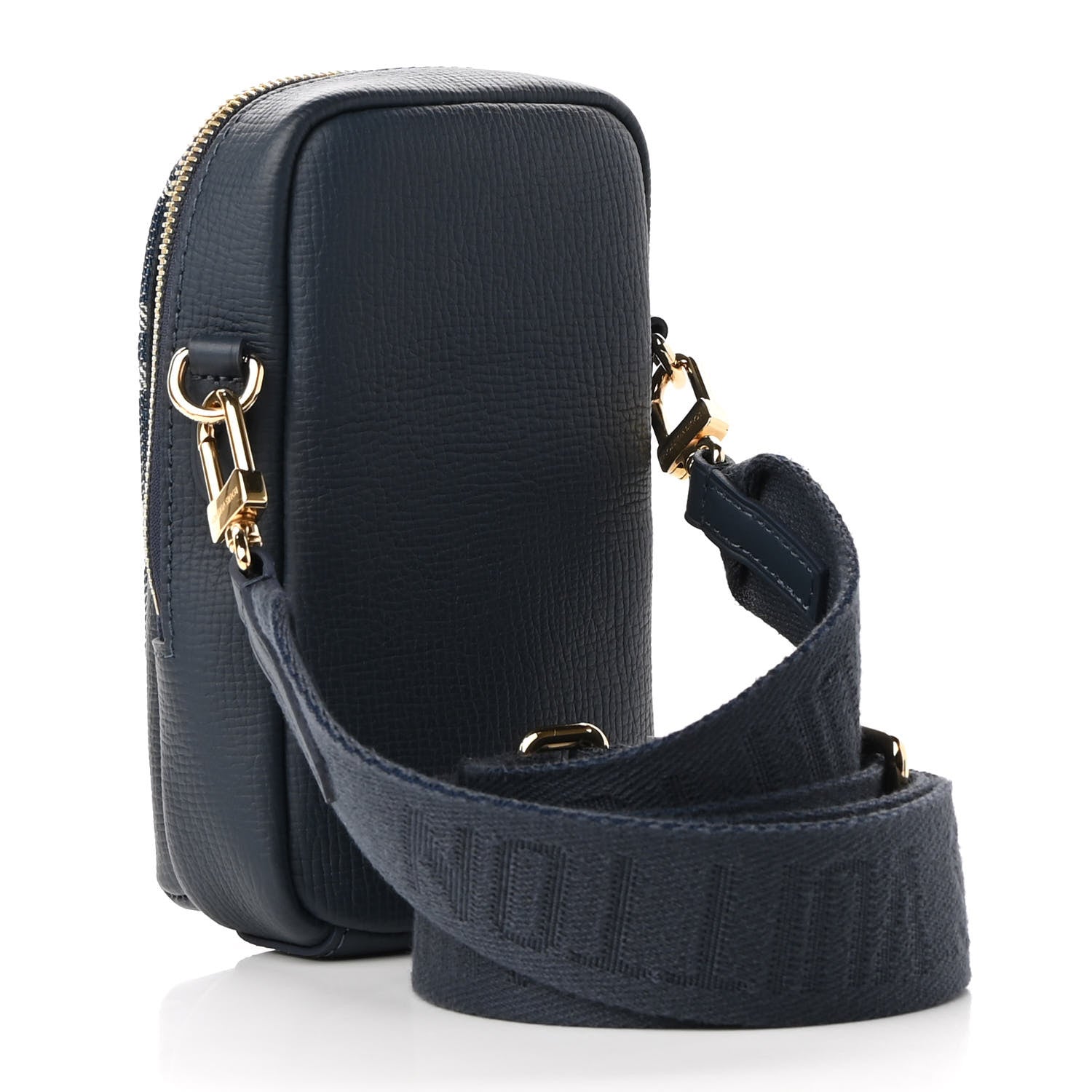 Louis Vuitton X NIGO Denim Monogram Flat Double Phone Pouch 3 of 9