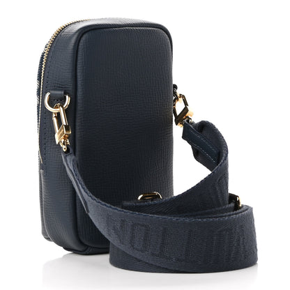 Louis Vuitton X NIGO Denim Monogram Flat Double Phone Pouch 3 of 9
