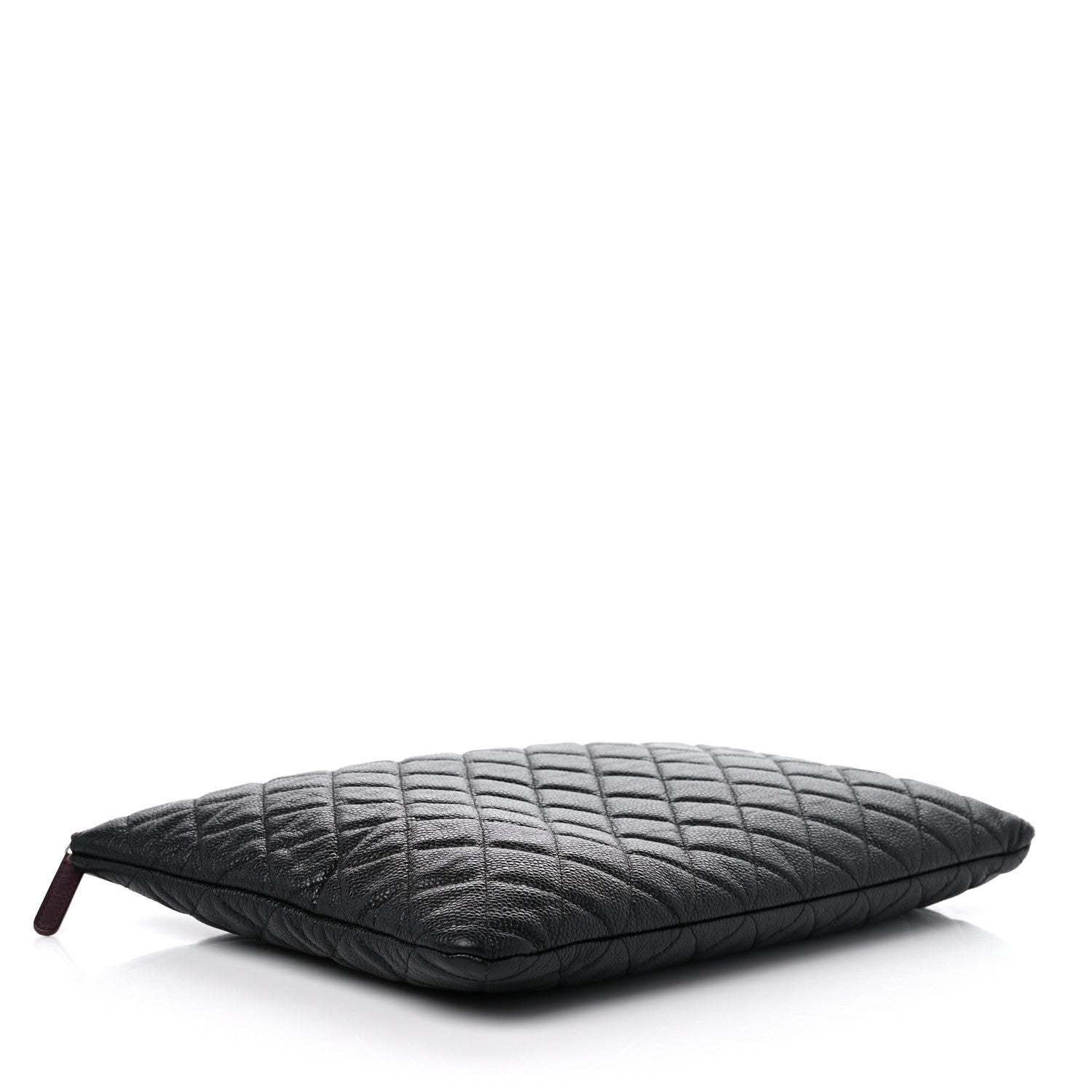 Chanel Caviar Quilted Large Cosmetic Case Black 4 of 9