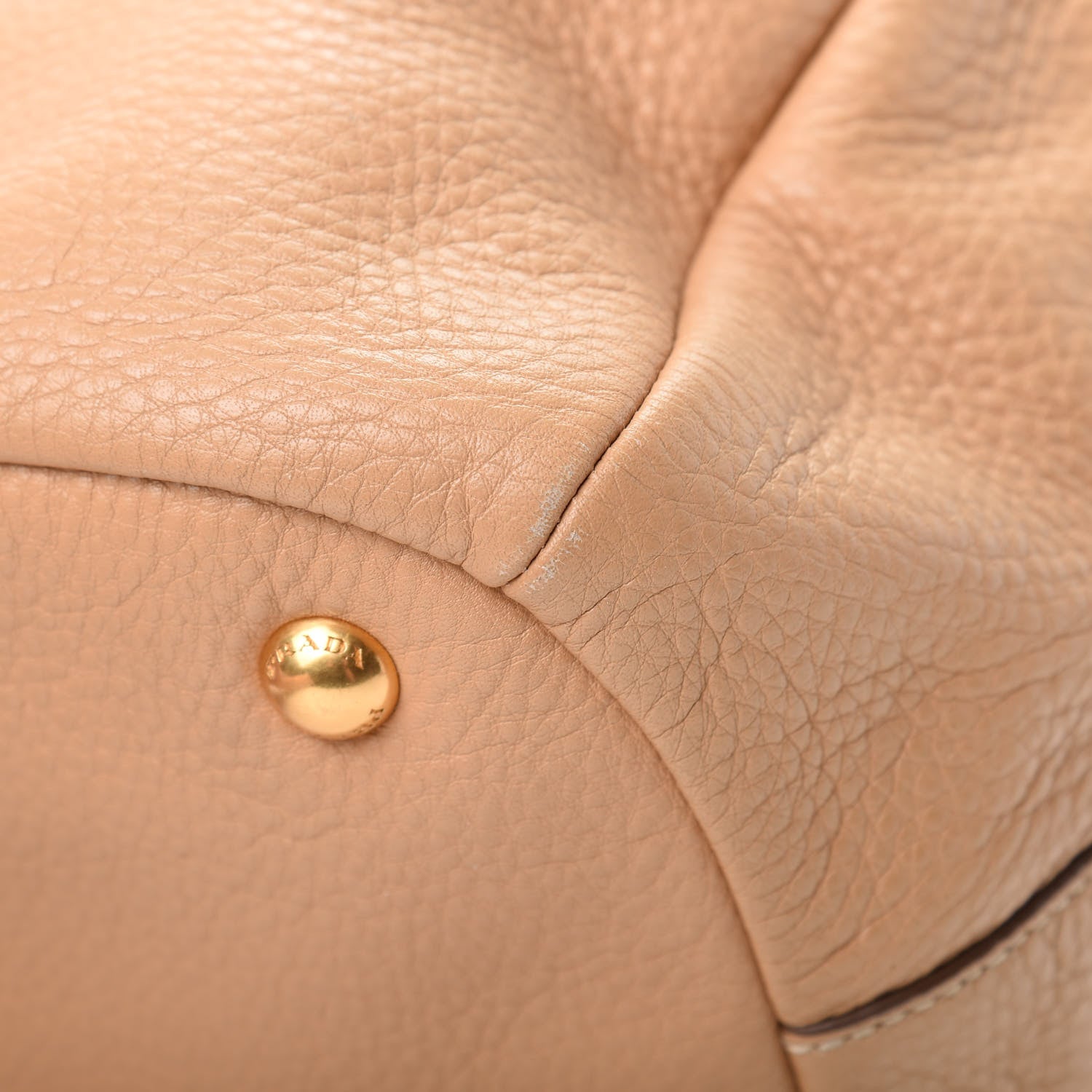 Prada Vitello Daino Shopping Tote Sughero 12 of 13