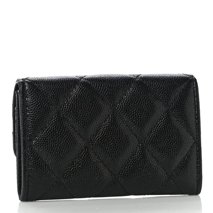 Chanel Caviar Quilted My Everything Flap Card Holder Black 4 of 10