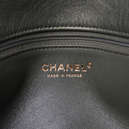 Chanel Aged Calfskin Chevron Quilted Reissue 2.55 Clutch Green 6 of 8