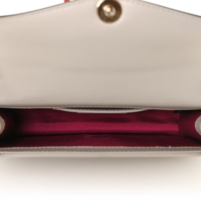 Bulgari Calfskin Serpenti Forever Crossbody Bag White 7 of 12