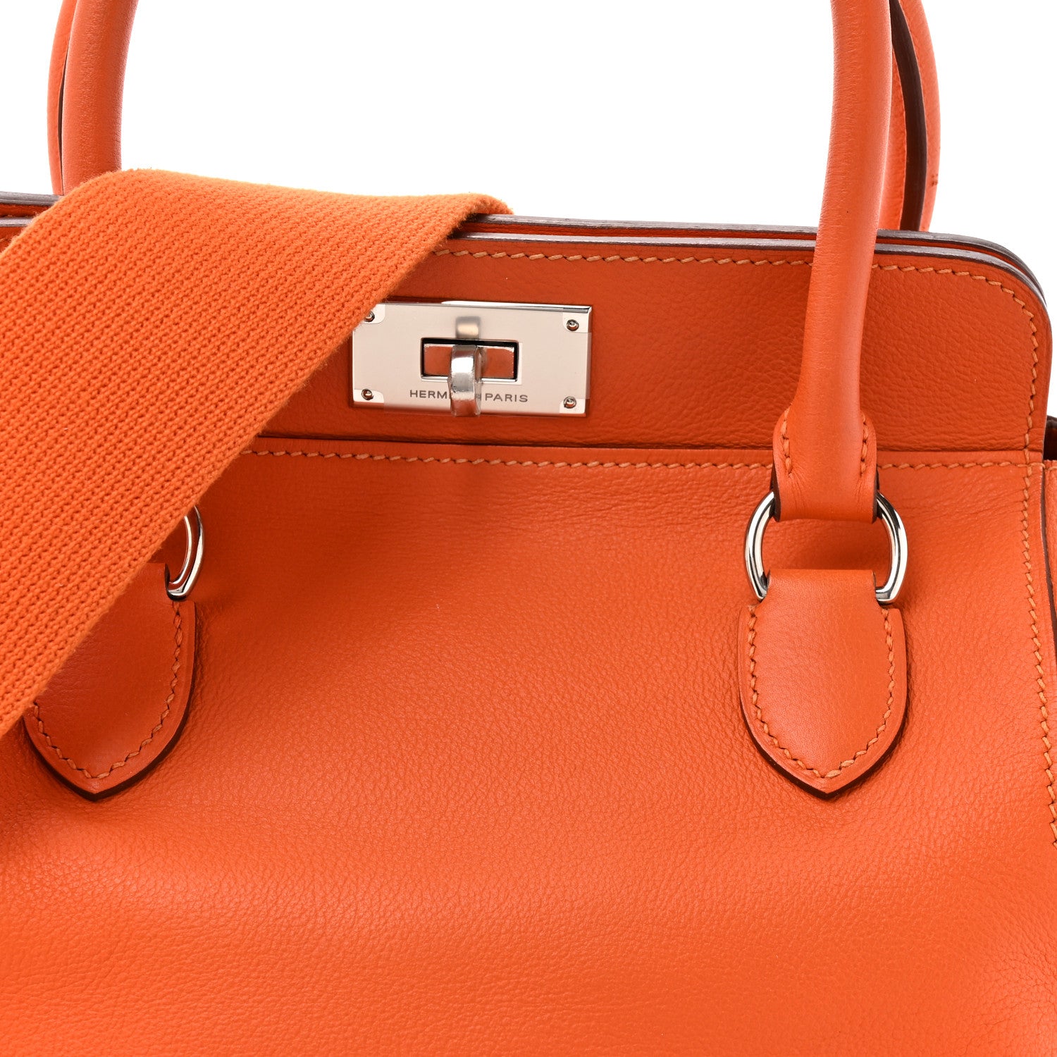 Hermes Evercolor Toolbox 20 Orange 1811872 – FASHIONPHILE