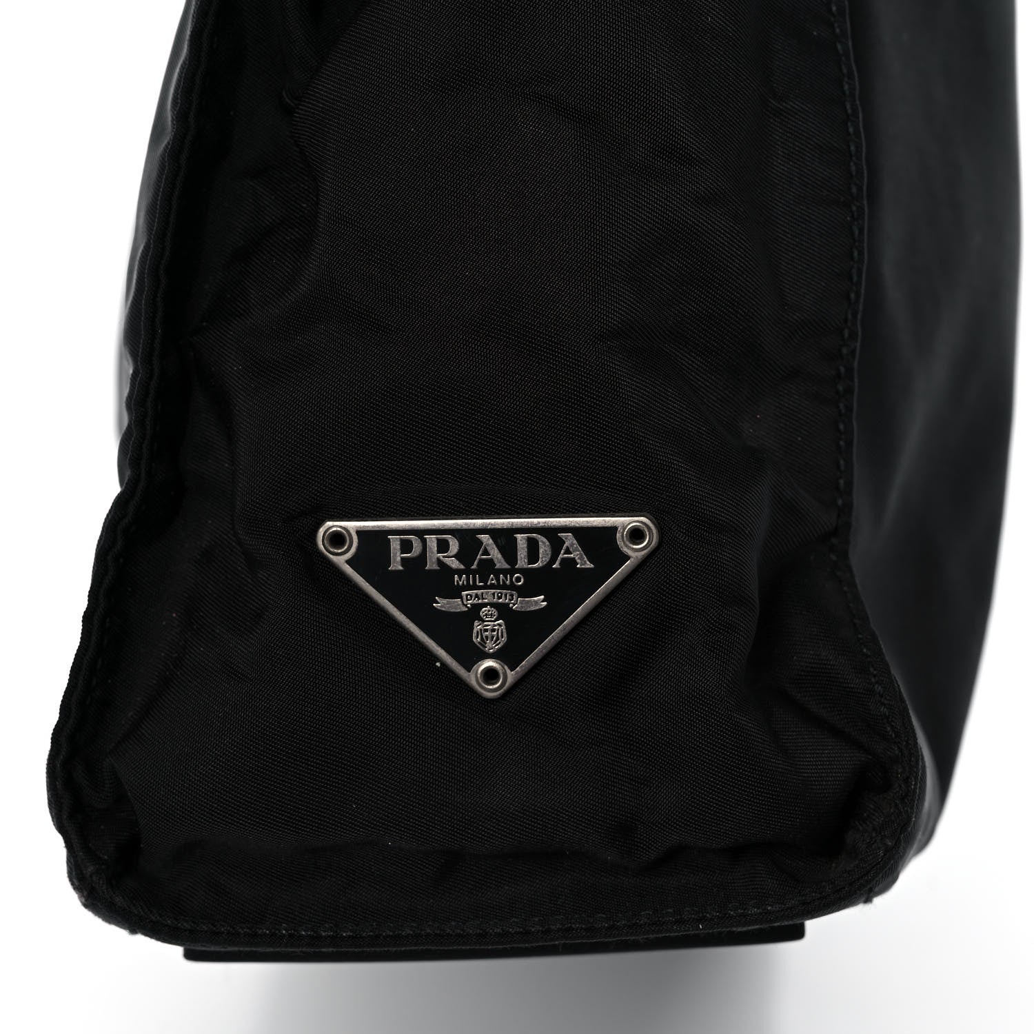 Prada Nylon Vela Shopping Tote Black 7 of 12