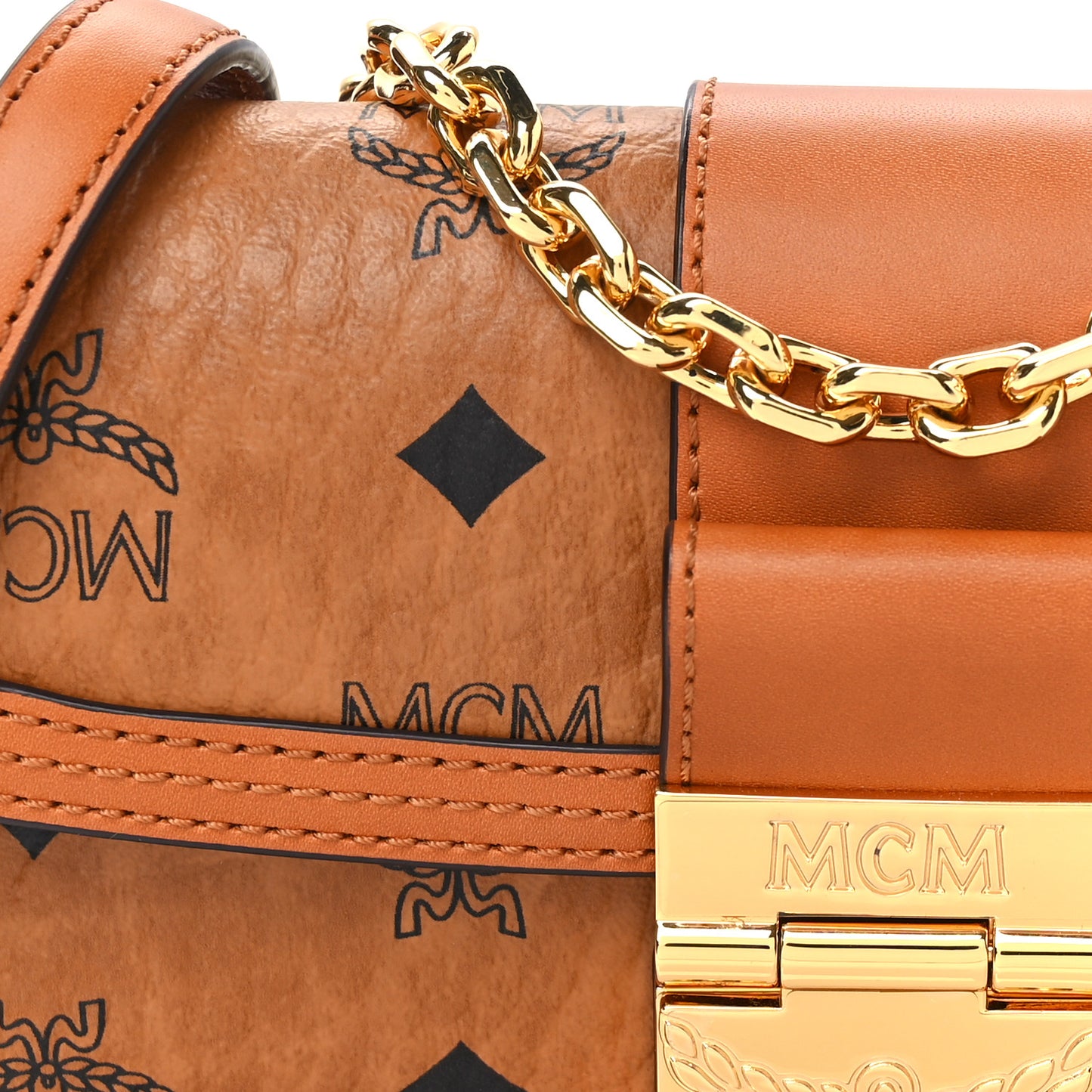 Visetos Mini Gretl Crossbody Cognac