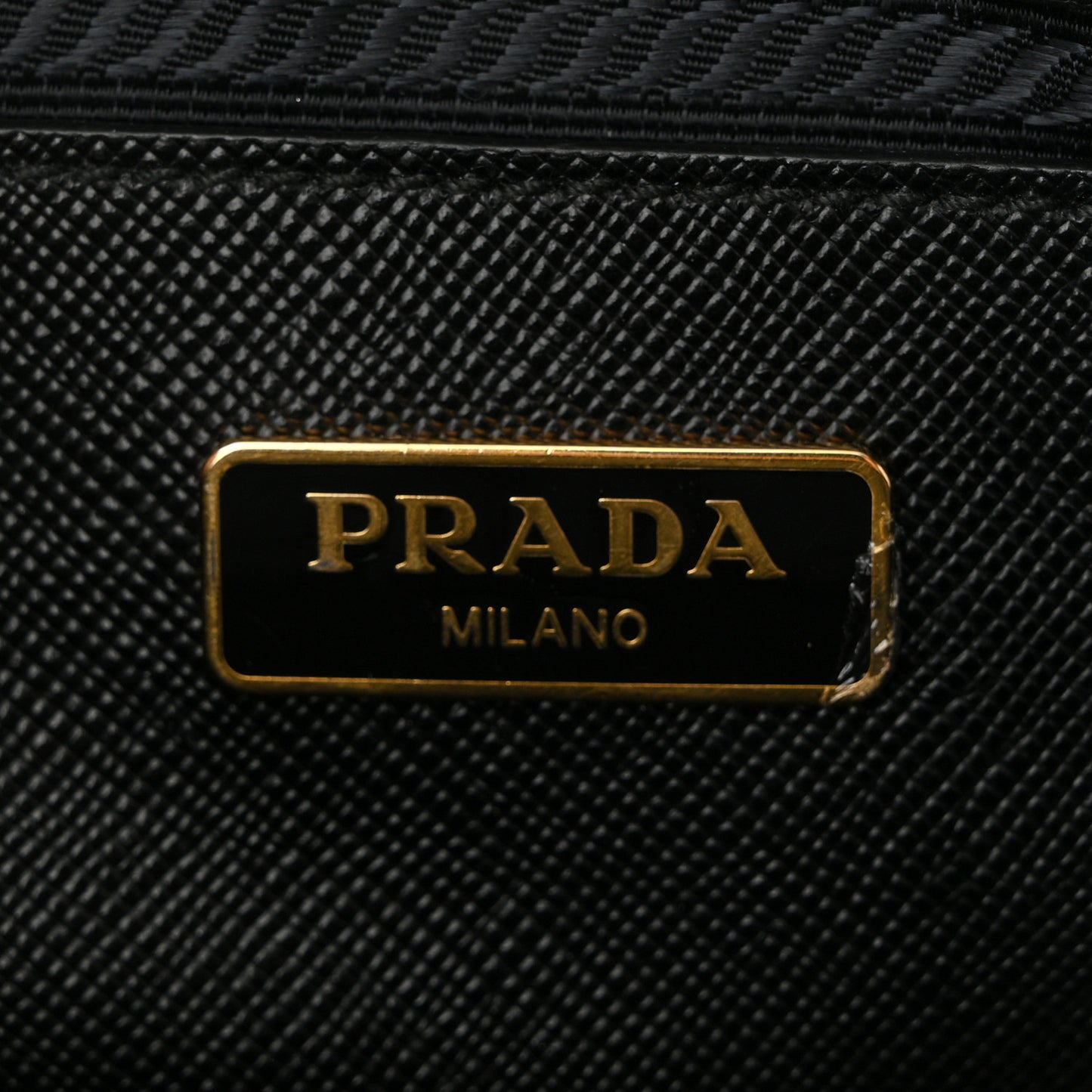 Saffiano Lux Mini Promenade Tote Black