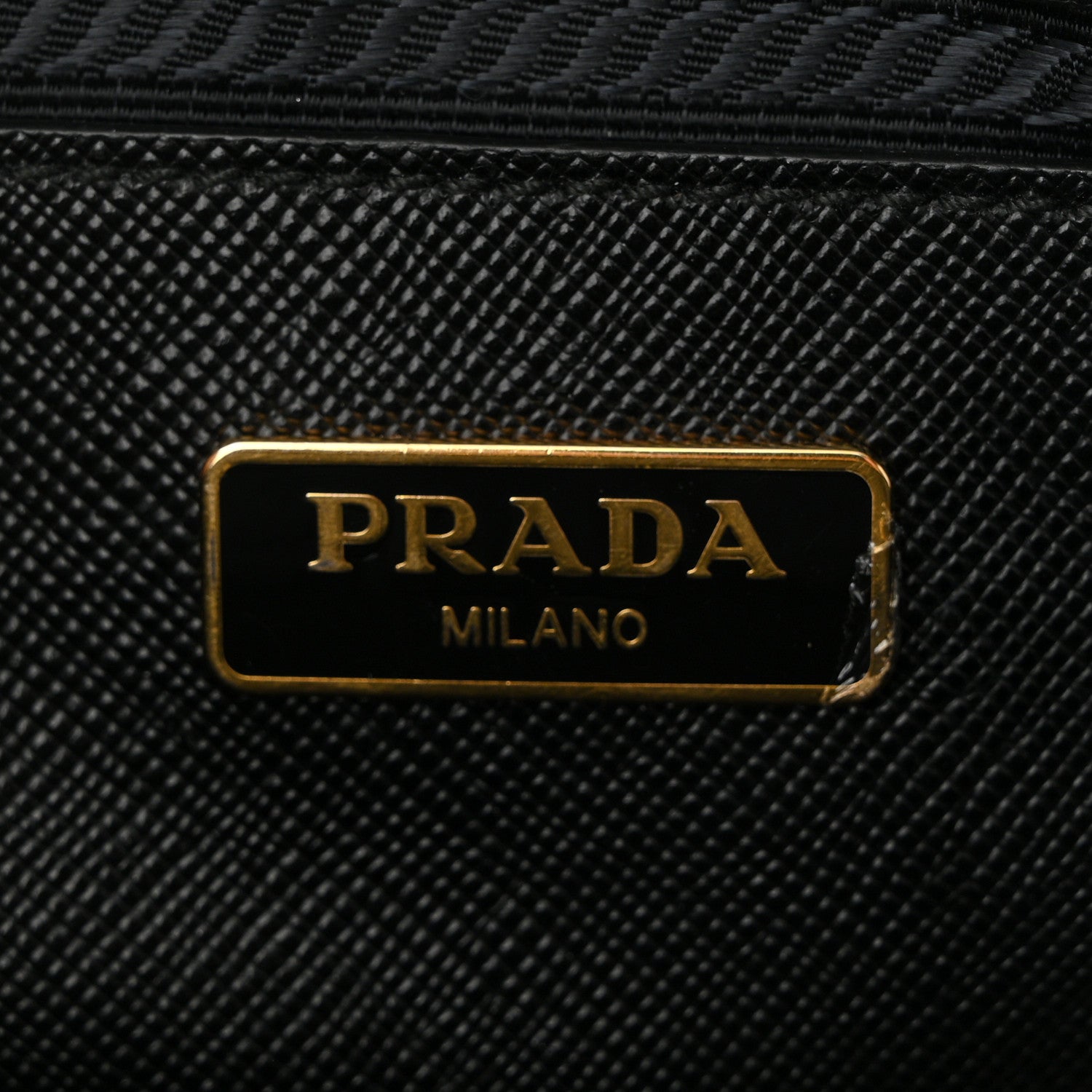 Prada Saffiano Lux Mini Promenade Tote Black 6 of 9