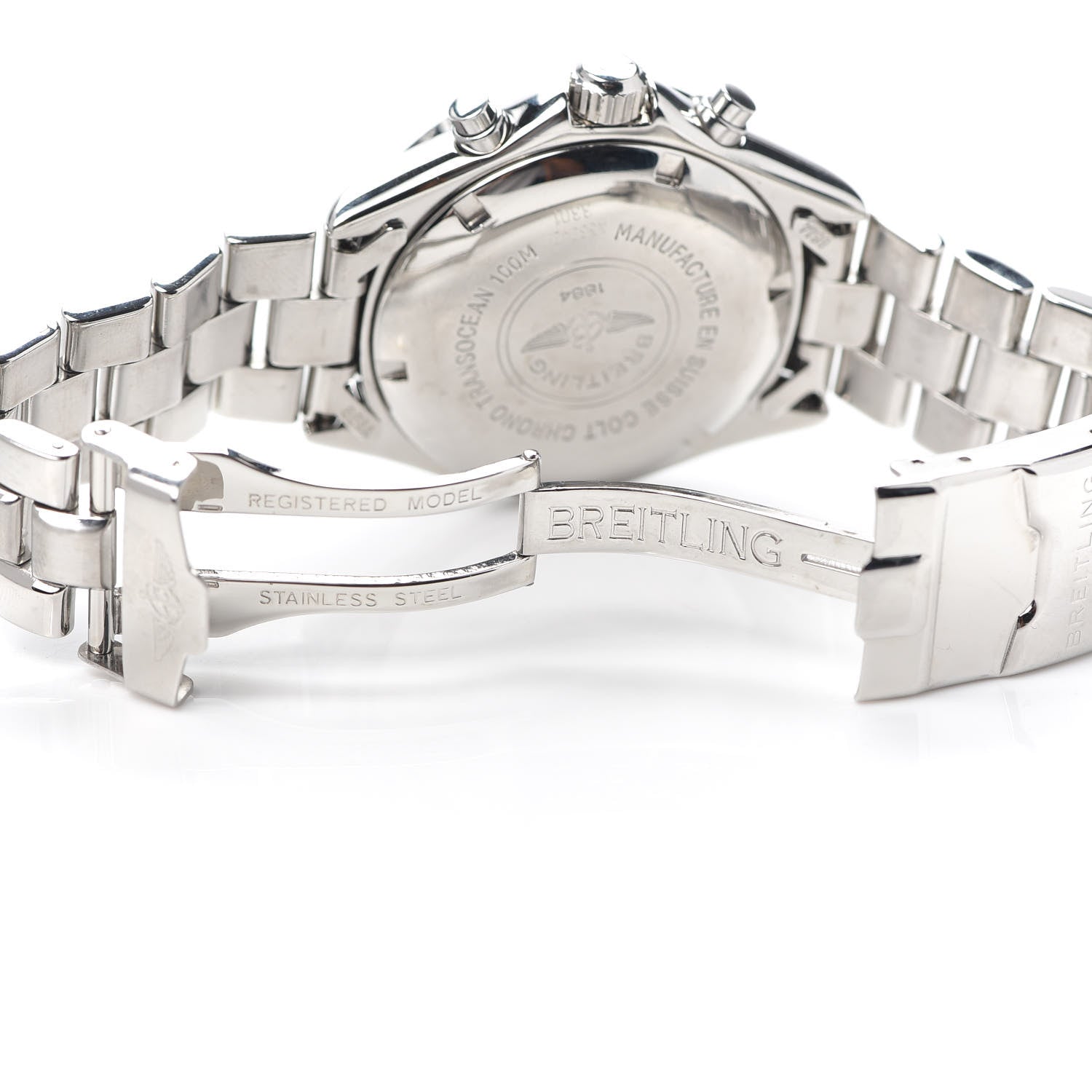 Breitling Stainless Steel 40mm Transocean Chronograph Quartz Watch A53040.1 5 of 5