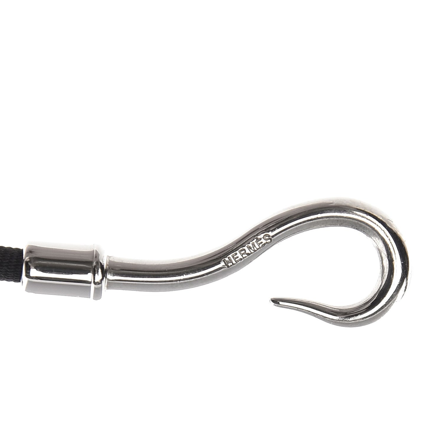 Nylon Jumbo Hook Bracelet Black