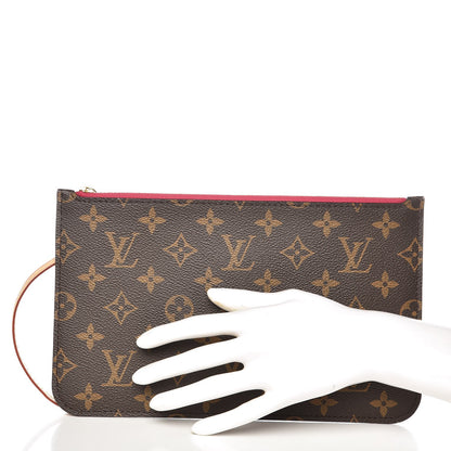 Louis Vuitton Monogram Neverfull MM GM Pochette Pivoine 2 of 7