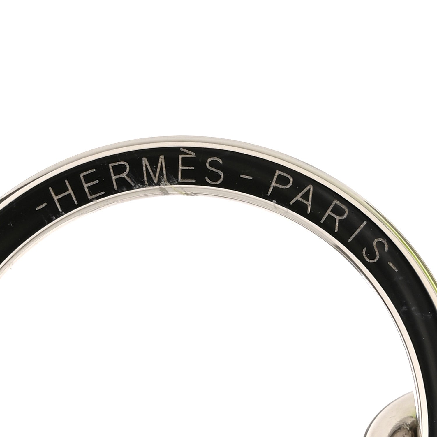 Hermes Lacquered Palladium Cadenas Quizz Rainbow Key Ring  Multicolor 3 of 4