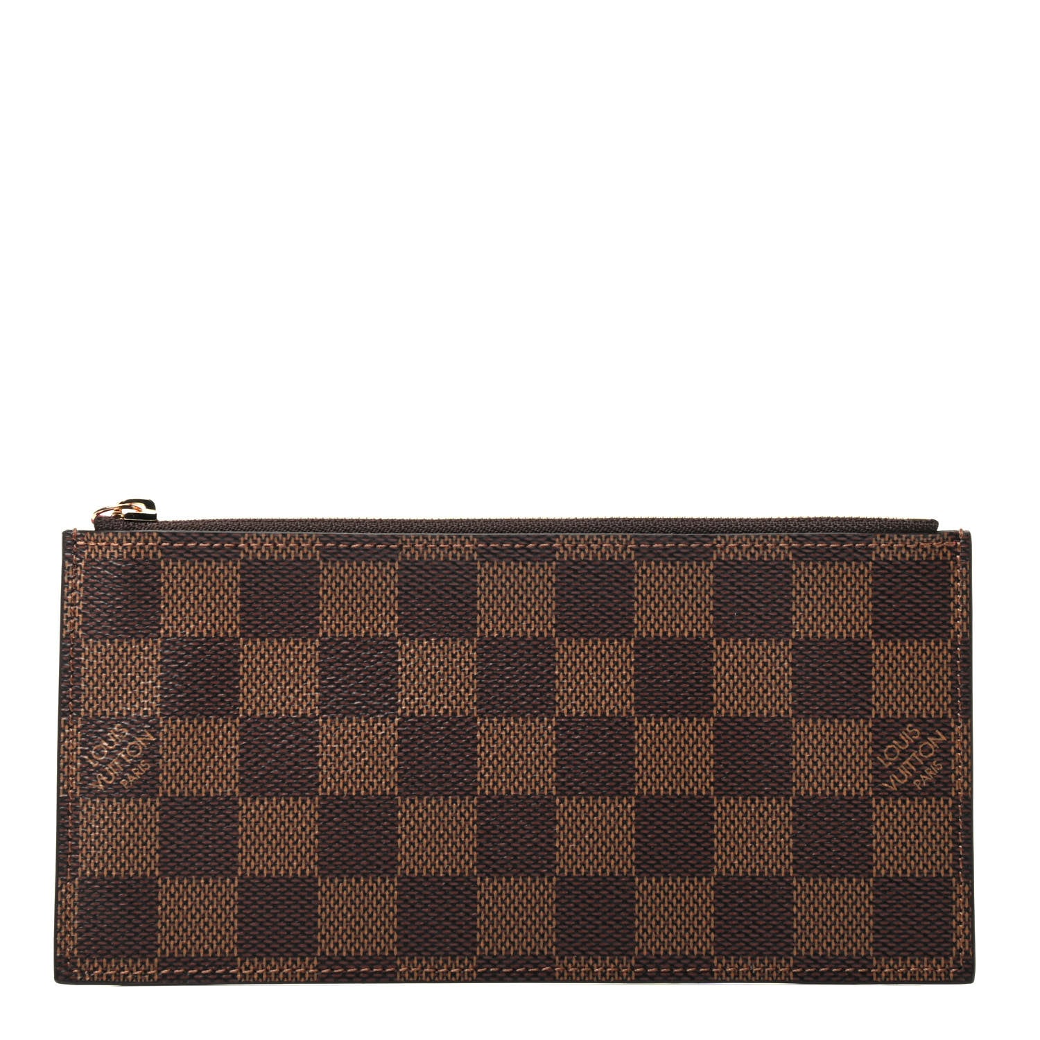 Louis Vuitton Damier Ebene Felicie Chain Wallet Zippered Insert 1 of 3