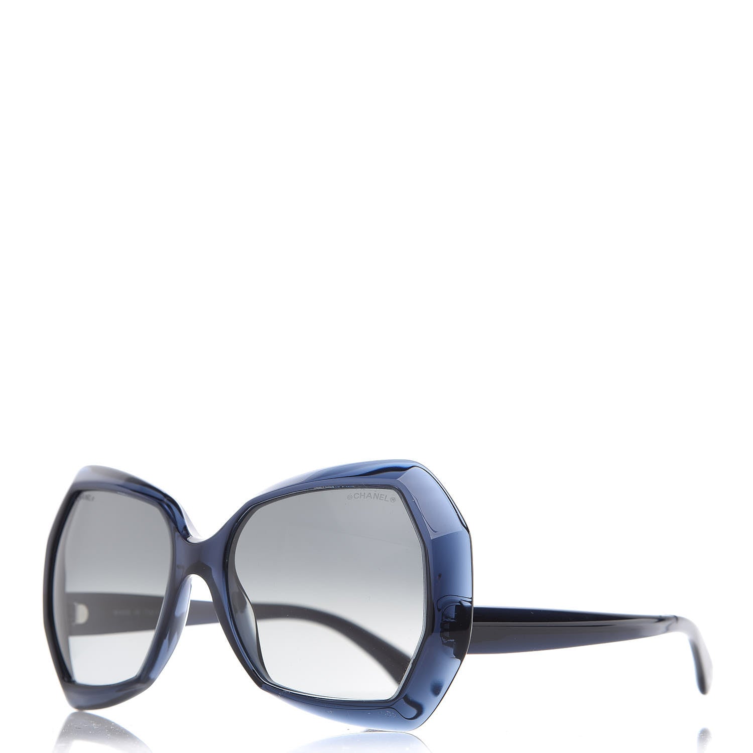 Chanel Acetate Oversized Sunglasses 5365 Blue 1 of 8