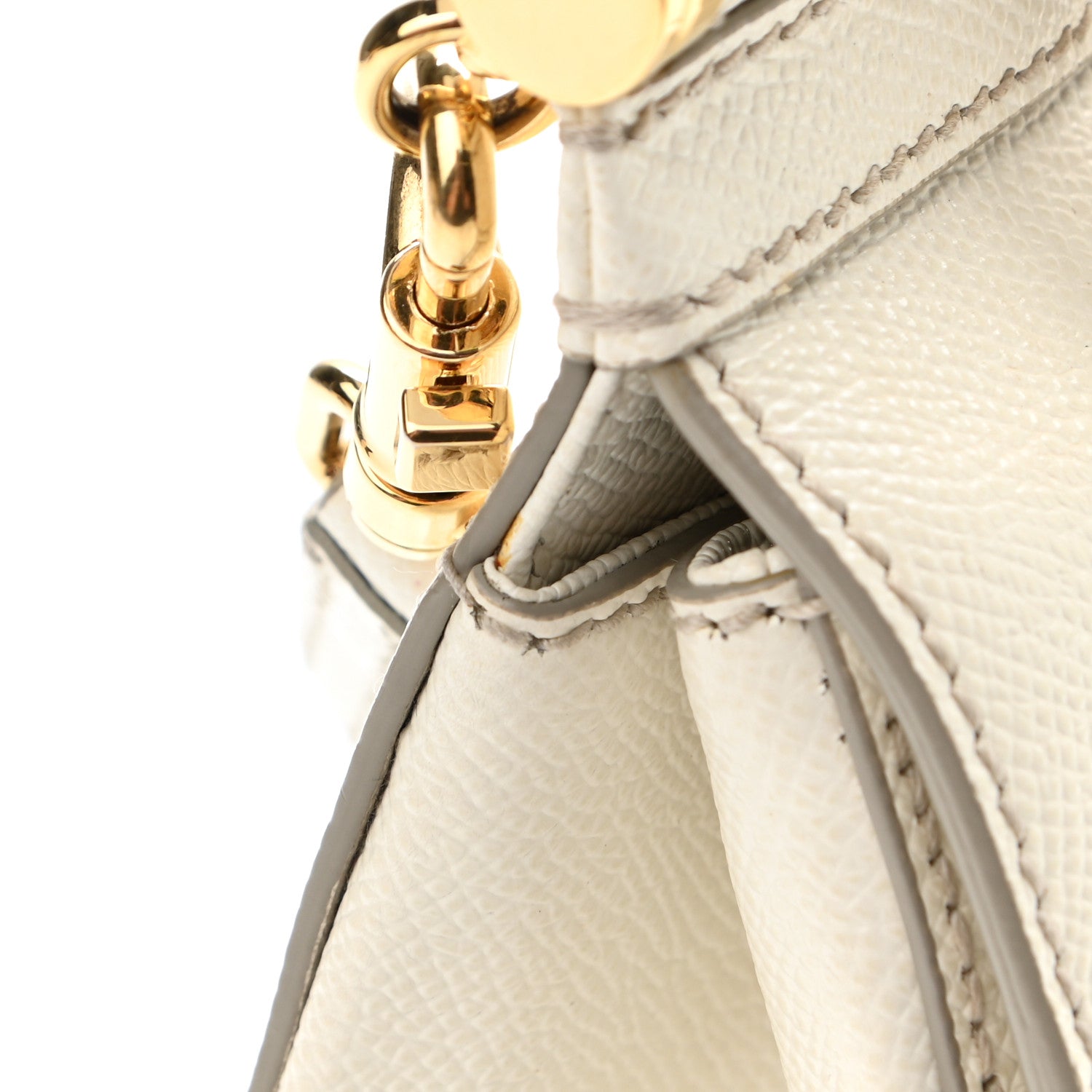 Dolce & Gabbana Dauphine Small Miss Sicily Satchel White 16 of 17