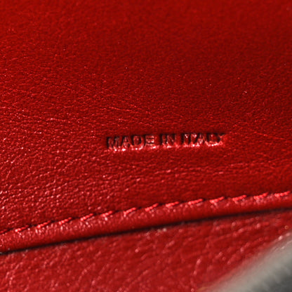 Fendi Zucca Zip Around Wallet Red 6 of 9