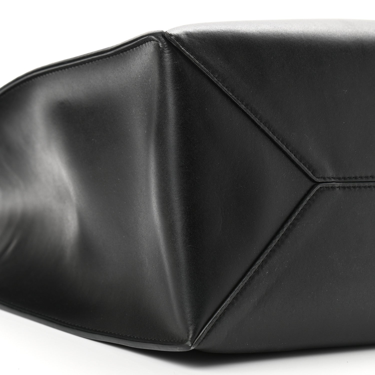 Givenchy Calfskin Logo Debossed Medium Shopper Tote Black 8 of 14