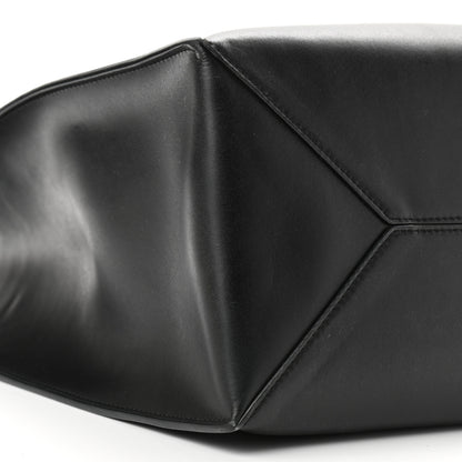 Givenchy Calfskin Logo Debossed Medium Shopper Tote Black 8 of 14