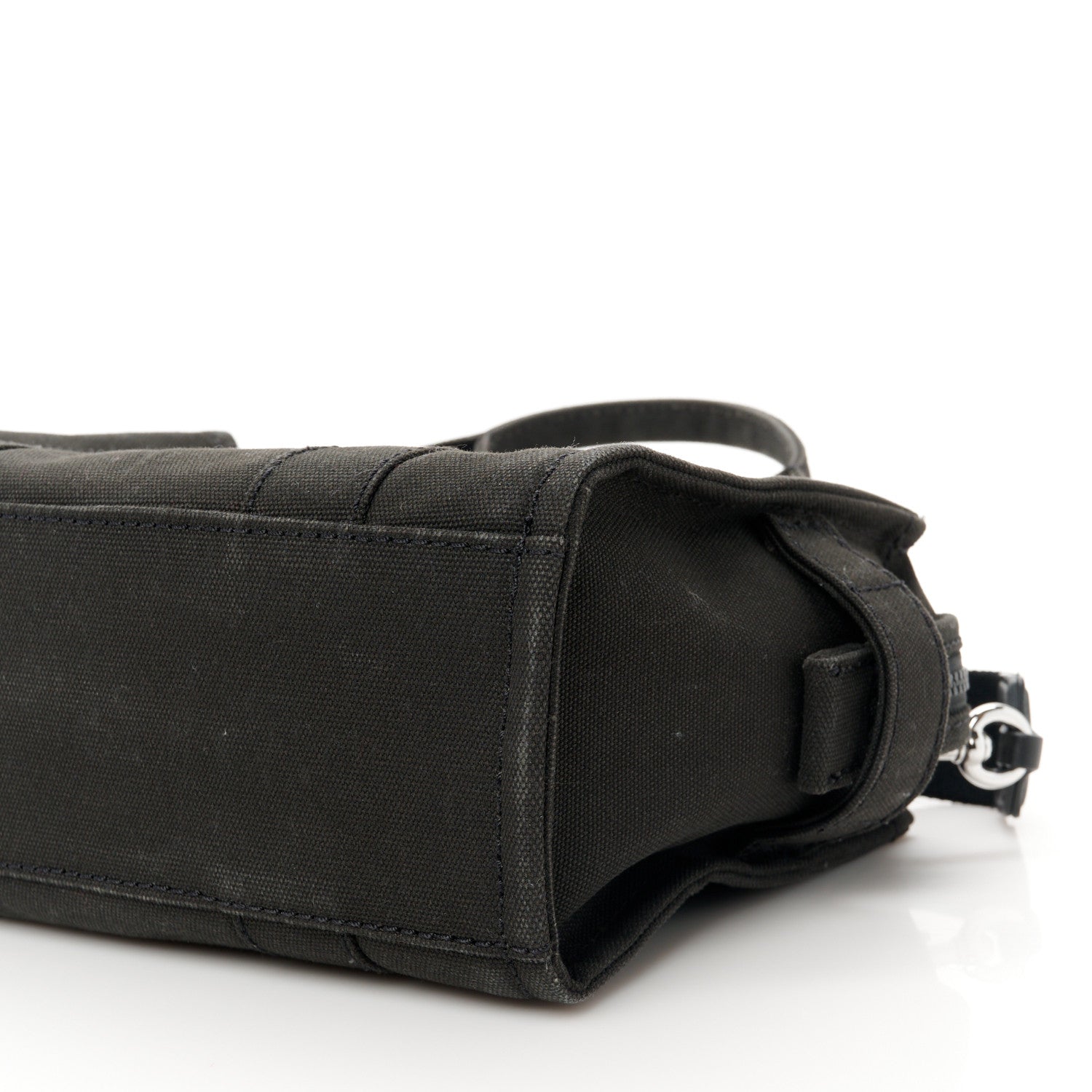 Marc Jacobs Cotton Canvas Small The Traveler Tote Bag Black 10 of 10