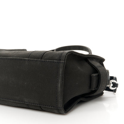 Marc Jacobs Cotton Canvas Small The Traveler Tote Bag Black 10 of 10