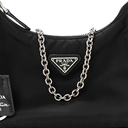 Prada Nylon Re-Edition 2005 Shoulder Bag Black 9 of 15