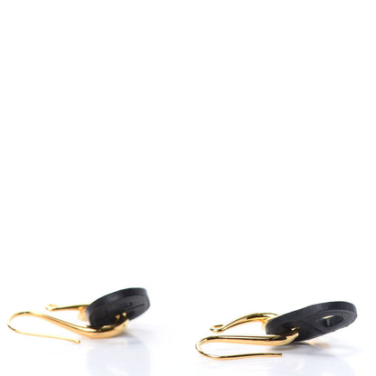 Hermes Swift O'Maillon Earrings Black 3 of 6