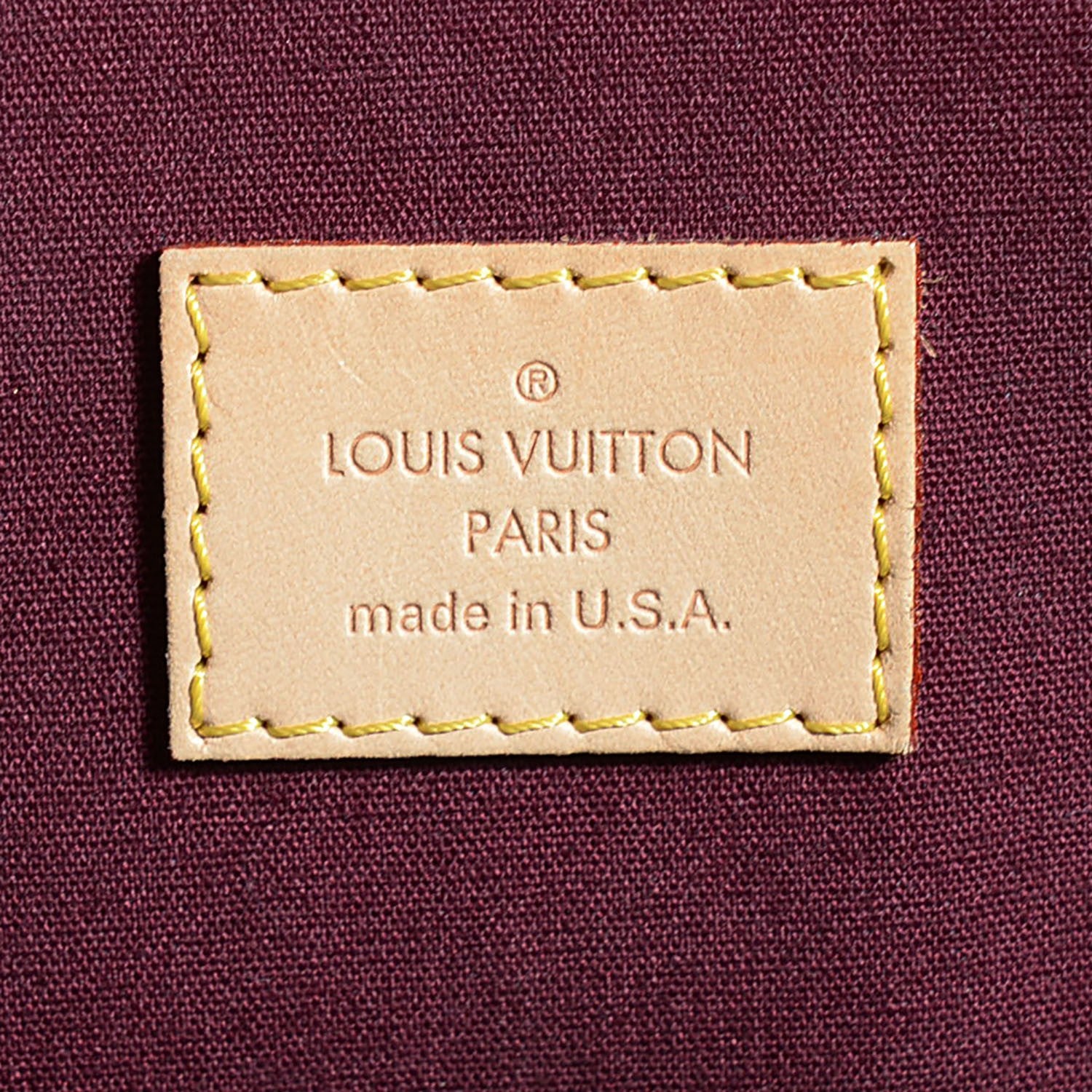 Louis Vuitton Vernis Alma PM Rouge Fauviste 6 of 7