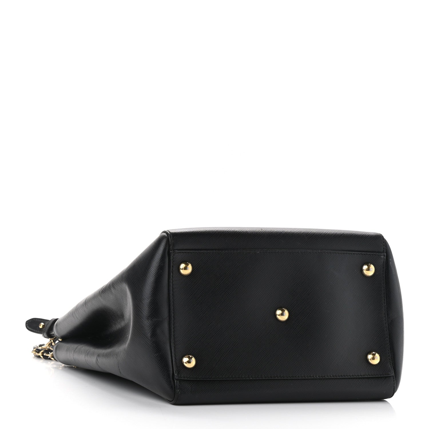 Salvatore Ferragamo Calfskin Vany Bag Black 4 of 10
