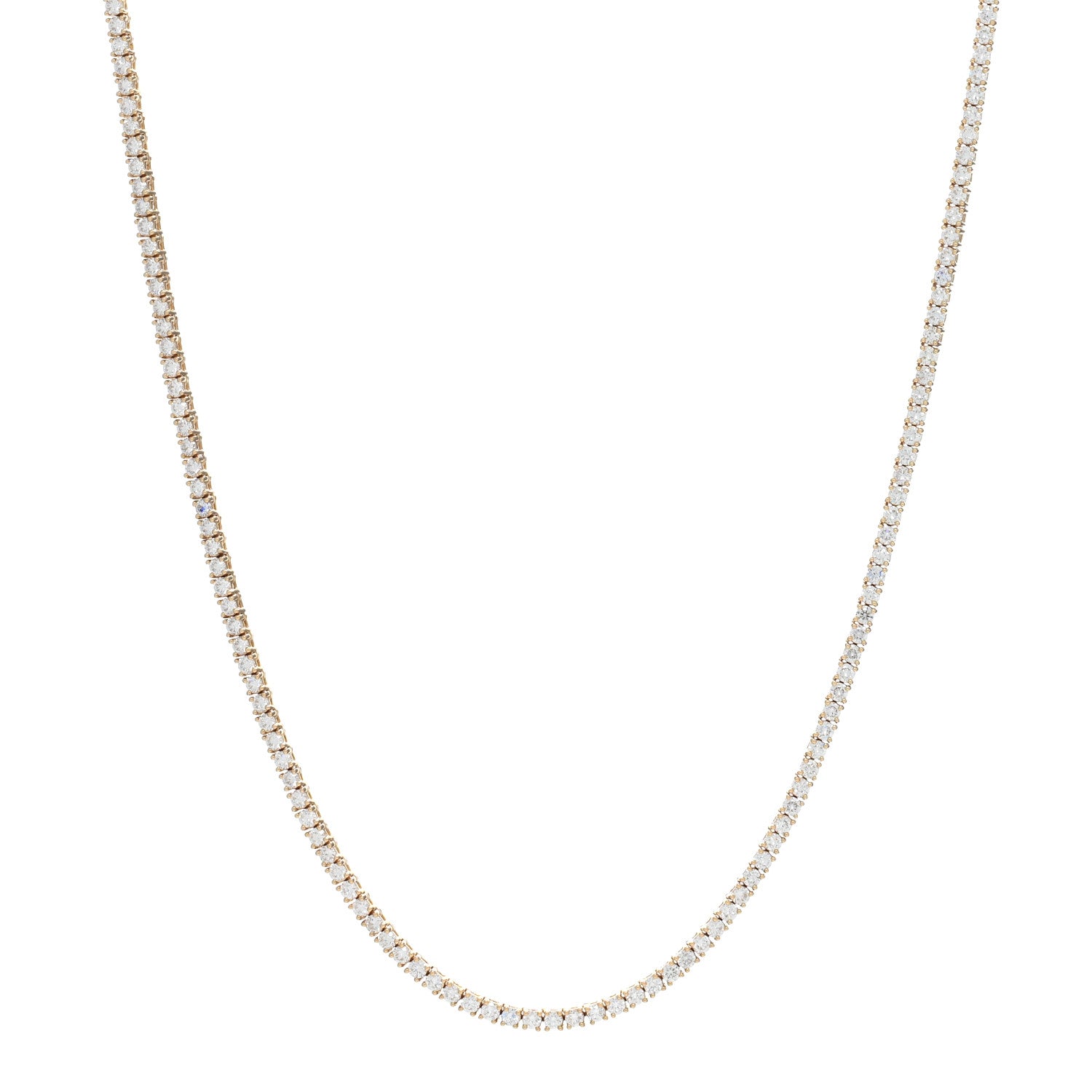 Anita Ko 18K Yellow Gold Diamond Hepburn Choker Necklace 18" 1 of 5