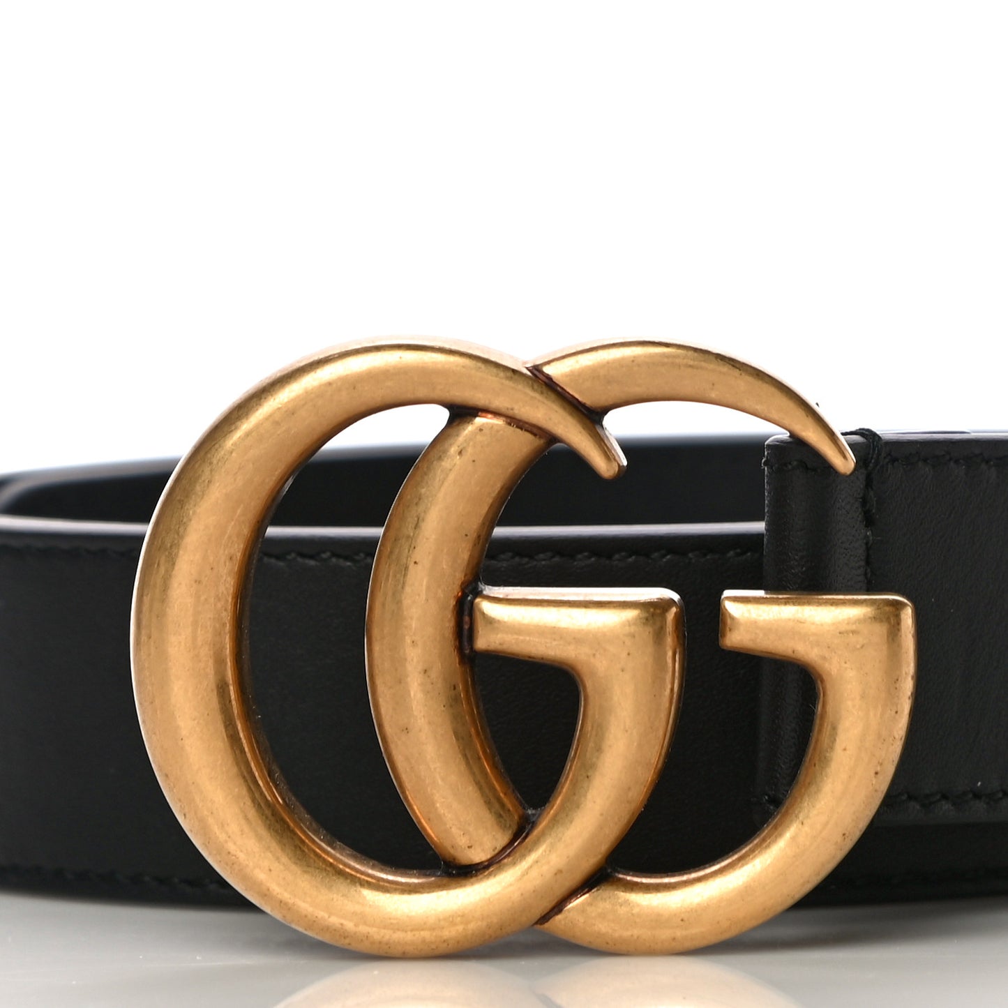 Calfskin Double G 30mm Belt 100 40 Black