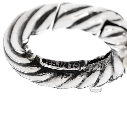 David Yurman Sterling Silver 18K Yellow Gold 12mm Medium Oval Link Bracelet 3 of 3