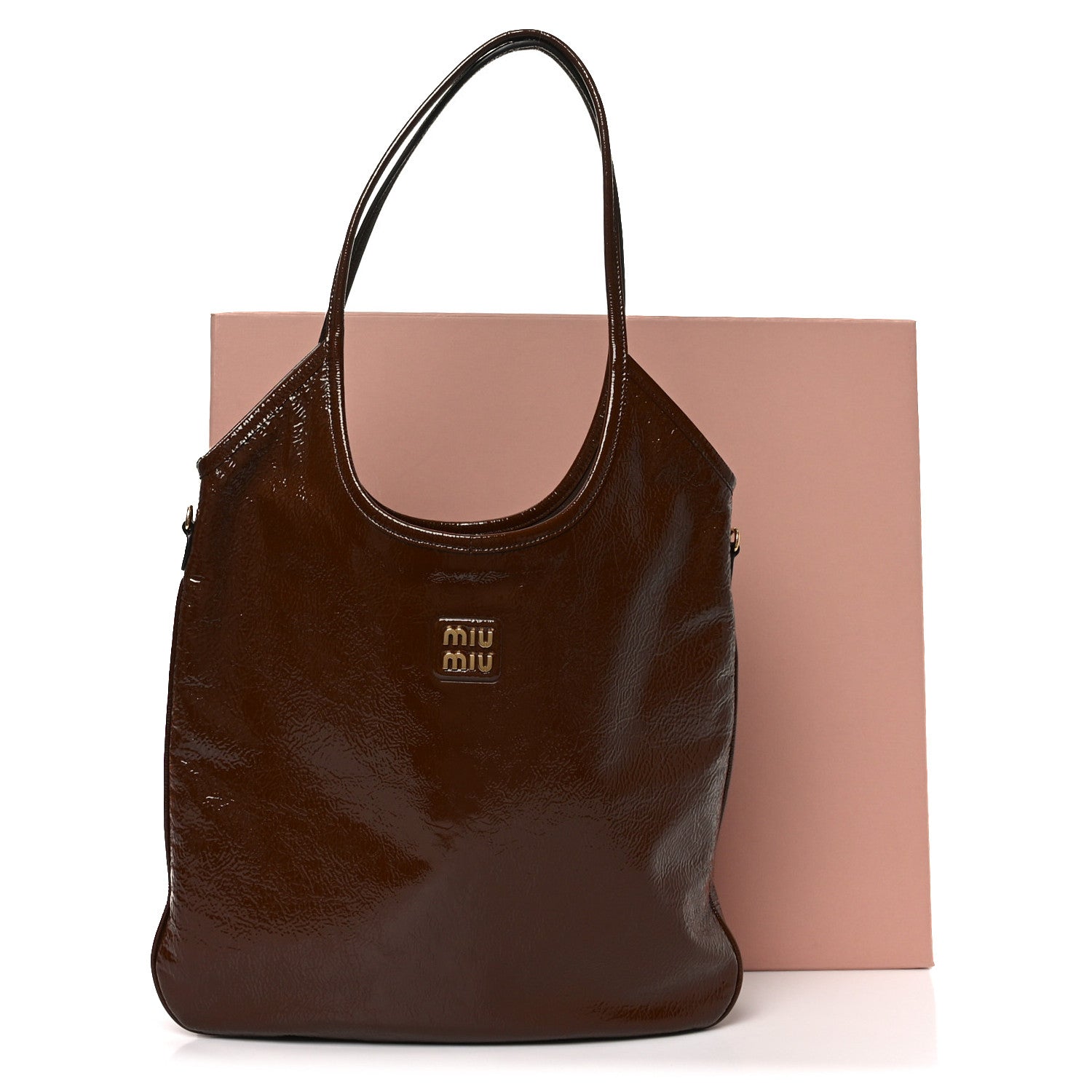 Miu Miu Vernice Naplak Ivy Tote 19 of 19