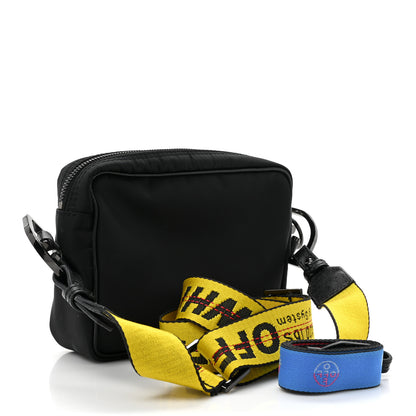 Off-White Nylon Logo Print Crossbody Bag Black 2 of 9