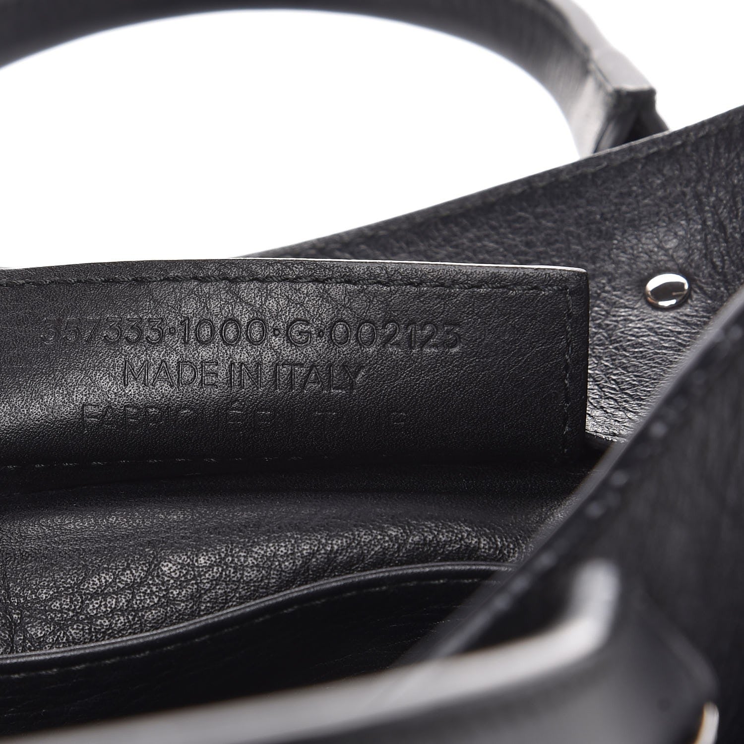 Balenciaga Grained Calfskin Papier Mini A4 Zip Around Tote Black 8 of 15