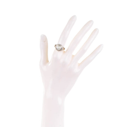 David Yurman Sterling Silver Diamond Pearl 8mm Petite Cerise Ring 51 5.75 2 of 7