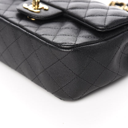 Chanel Caviar Quilted Mini Rectangular Flap Black 9 of 10