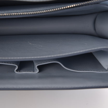 Celine Box Calfskin Medium Classic Box Flap Bag Pale Blue 8 of 11