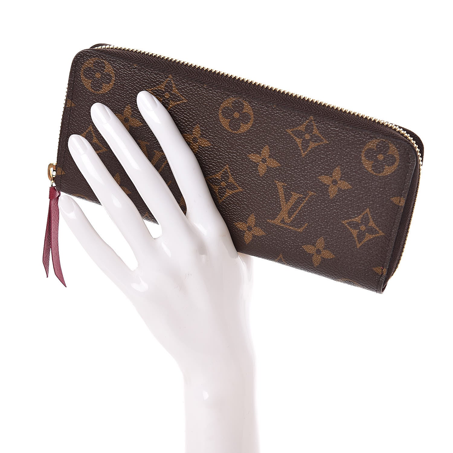 Louis Vuitton Monogram Clemence Wallet Fuchsia 2 of 7