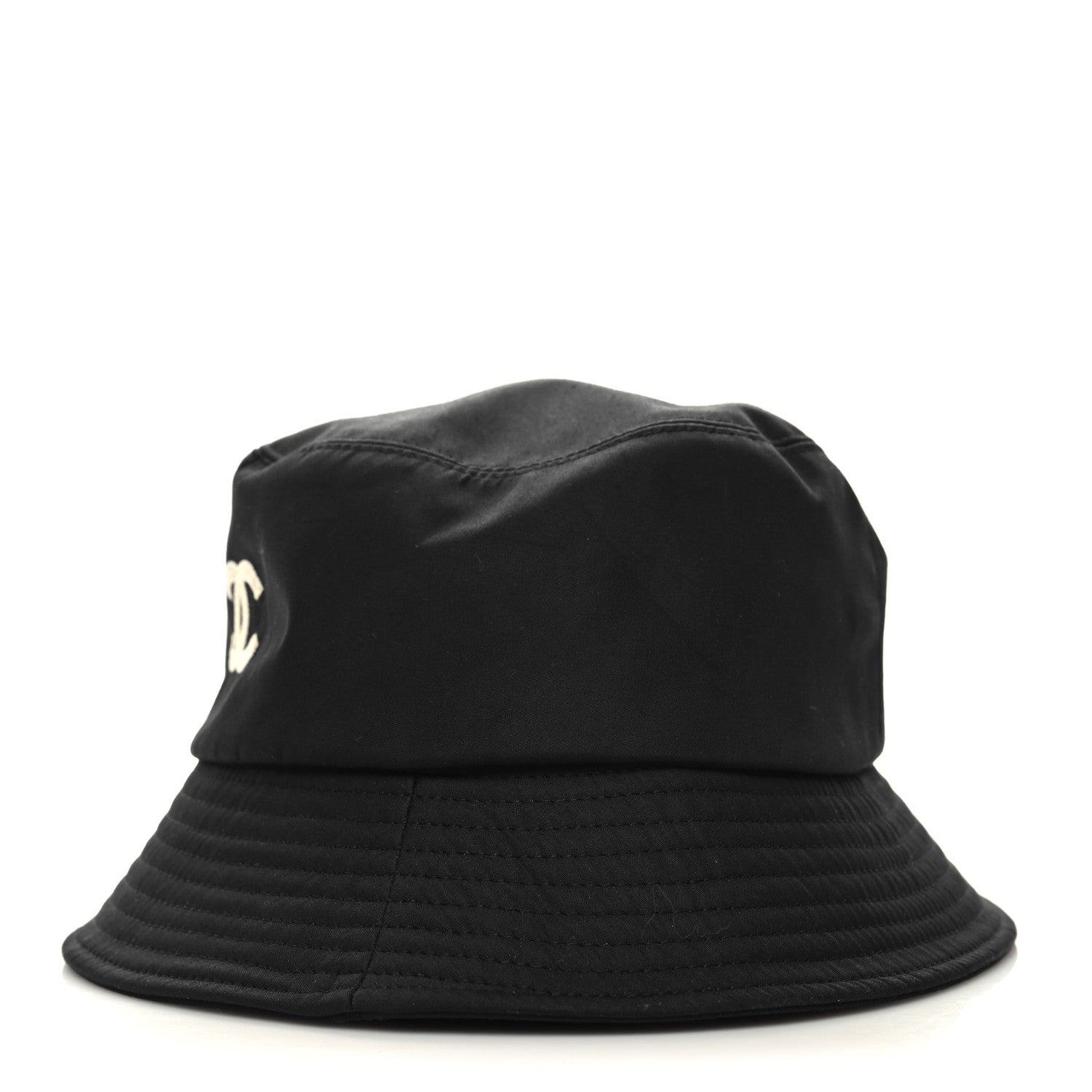 Chanel Cotton CC Bucket Hat S Black 6 of 8