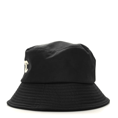 Chanel Cotton CC Bucket Hat S Black 6 of 8