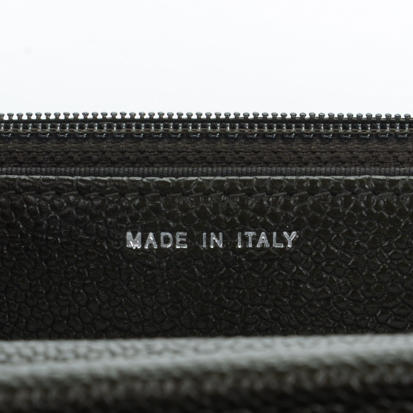 Caviar Quilted Wallet On Chain WOC Dark Green