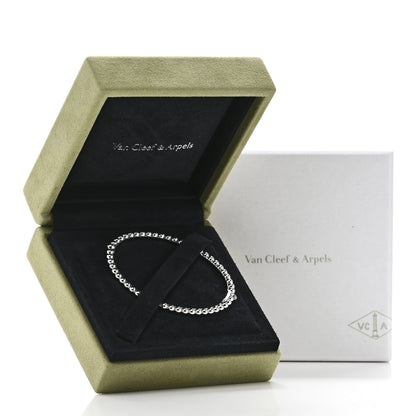 Van Cleef & Arpels 18K White Gold Perlee Pearls of Gold Bracelet S 5 of 5