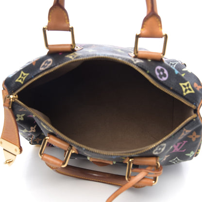 Louis Vuitton Monogram Multicolor Speedy 30 Black 4 of 12
