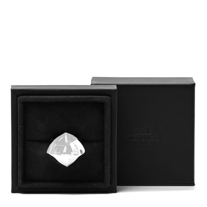 Hermes Sterling Silver Collier De Chien Rock Ring 54 6.75 4 of 4