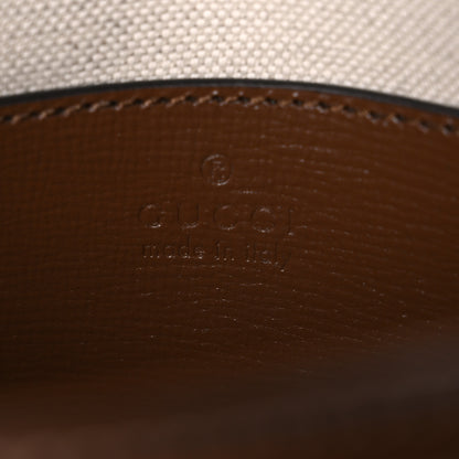 Gucci GG Supreme Monogram Web Mini Horsebit 1955 Shoulder Bag Beige Brown Sugar 6 of 10