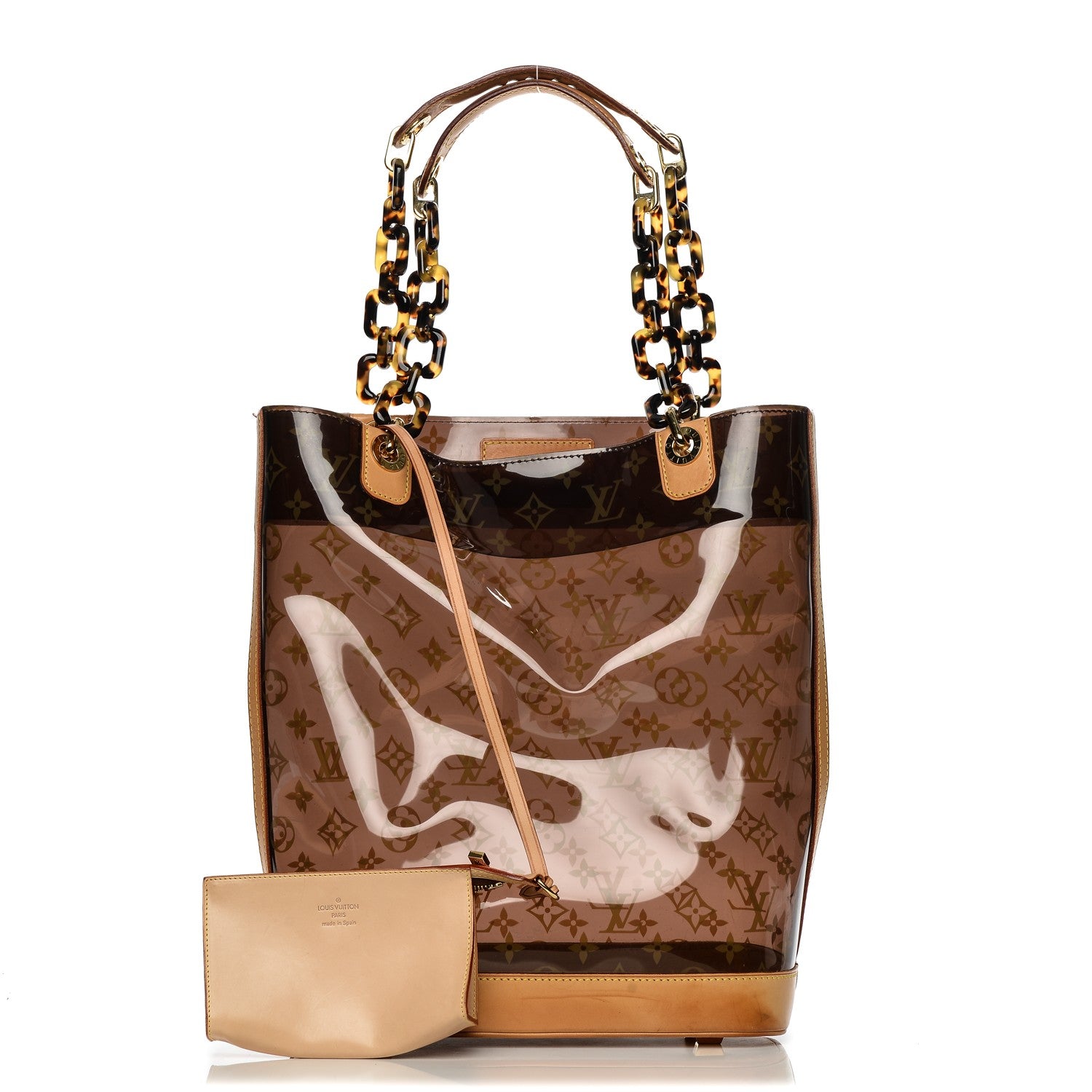 Louis Vuitton Vinyl Cabas Sac Ambre MM 1 of 11