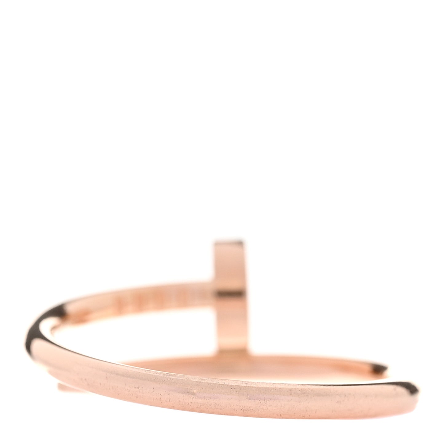 18K Pink Gold Small Juste Un Clou Ring 50 5.5